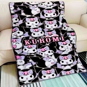 Kuromi Fleece Throw Blanket
